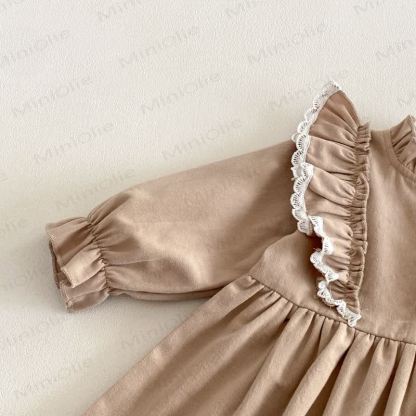 Baby Toddler Girl Solid Color Dress - image 7