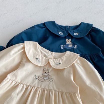 Baby Toddler Girl Bunny Dress - image 7