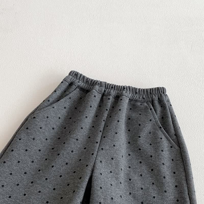 Baby Toddler Girl Grey Dot Bow 3-piece Set - image 11