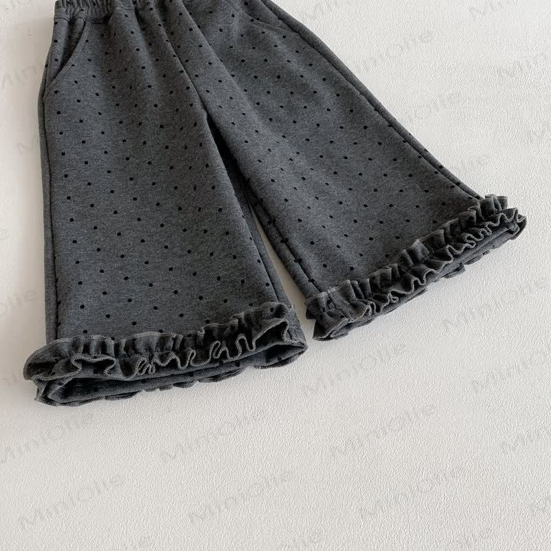 Baby Toddler Girl Grey Dot Bow 3-piece Set - image 12