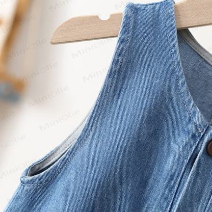 Baby Toddler Blue Jean Overalls - image 5
