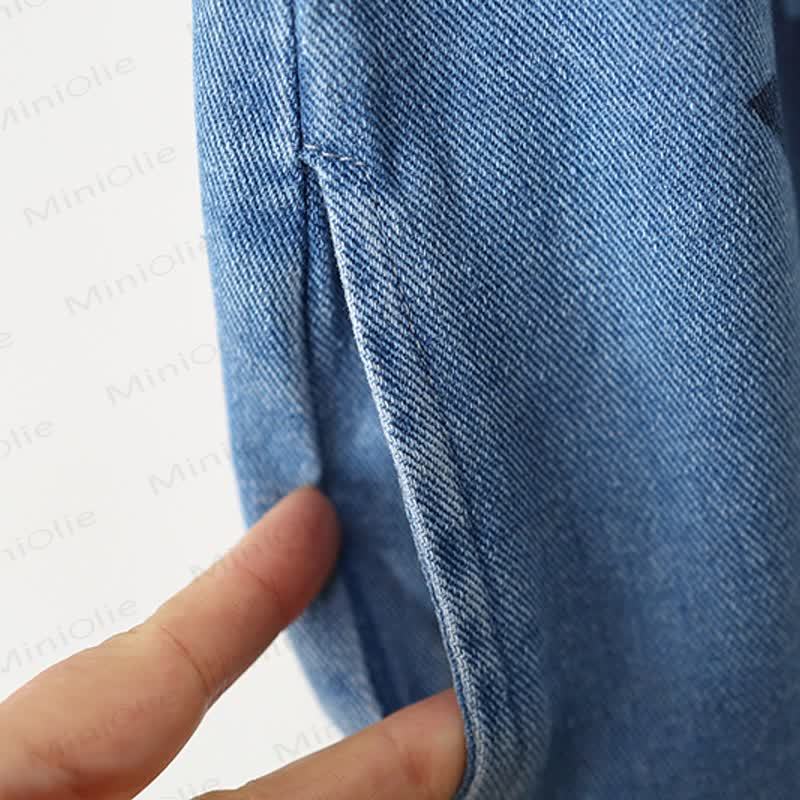 Baby Toddler Blue Jean Overalls - image 10