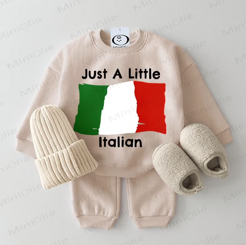 JUST A LITTLE ITALIAN Baby 2-piece Blue Set - Apricot - 2-3T - image 3