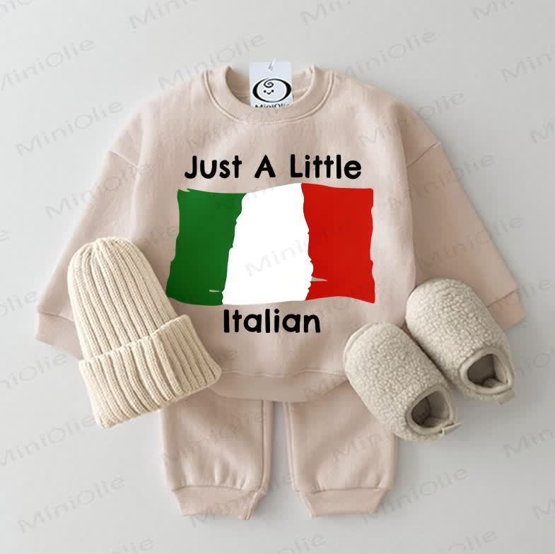 JUST A LITTLE ITALIAN Baby 2-piece Blue Set - Apricot - 2-3T - image 3