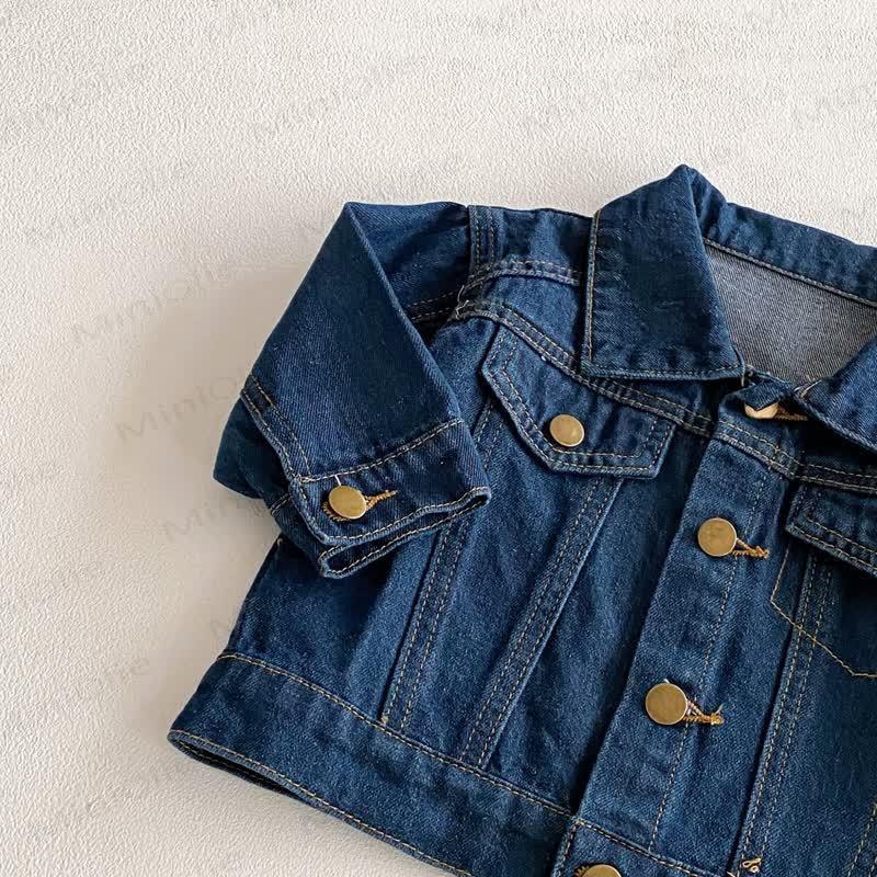 Baby Toddler Blue Denim 2-piece Set - image 7