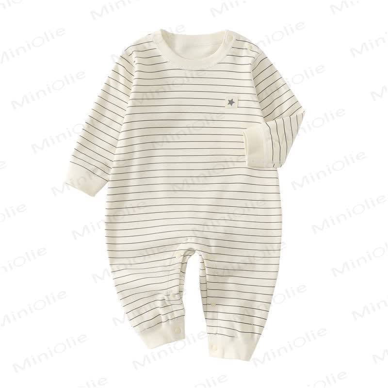 Baby Star Striped Romper - image 3