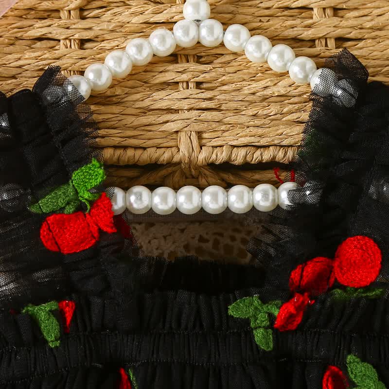 Baby Girl Sweet Flying Sleeves Mesh Dress - image 8