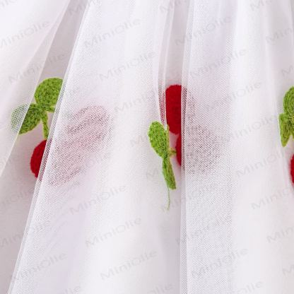 Baby Girl Sweet Flying Sleeves Mesh Dress - image 15