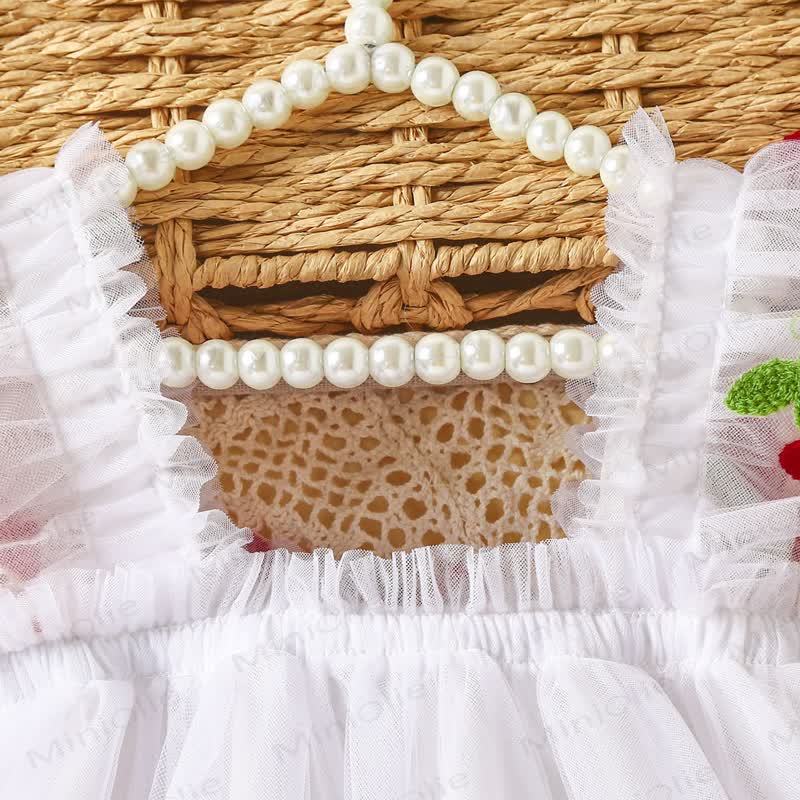 Baby Girl Sweet Flying Sleeves Mesh Dress - image 17