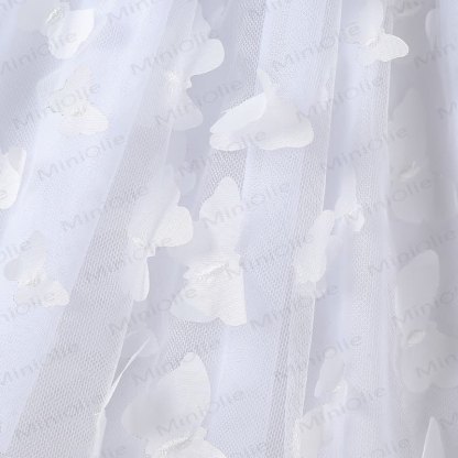 Baby Girl Sweet Flying Sleeves Mesh Dress - image 26