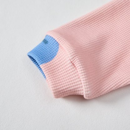 Baby Blueberry Waffle 2-piece Pink Set - image 4