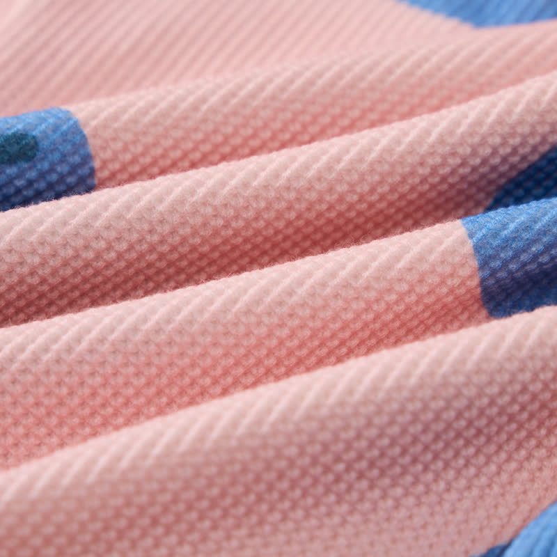 Baby Blueberry Waffle 2-piece Pink Set - image 6