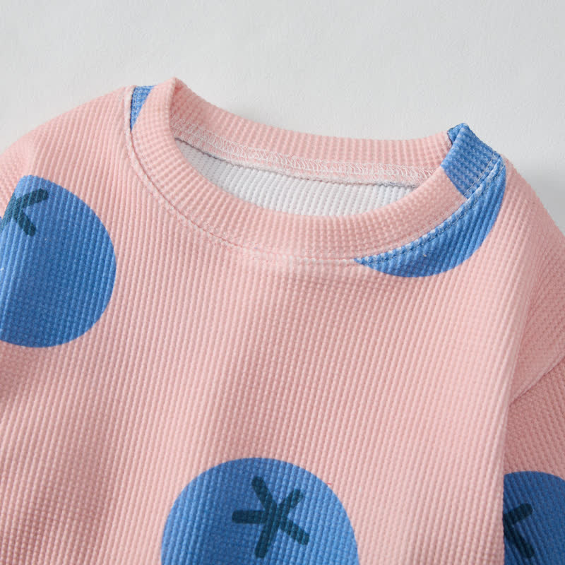 Baby Blueberry Waffle 2-piece Pink Set - image 5