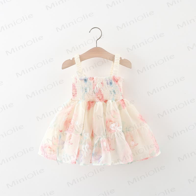 Baby Toddler Girl Flower Bow Dress - image 2