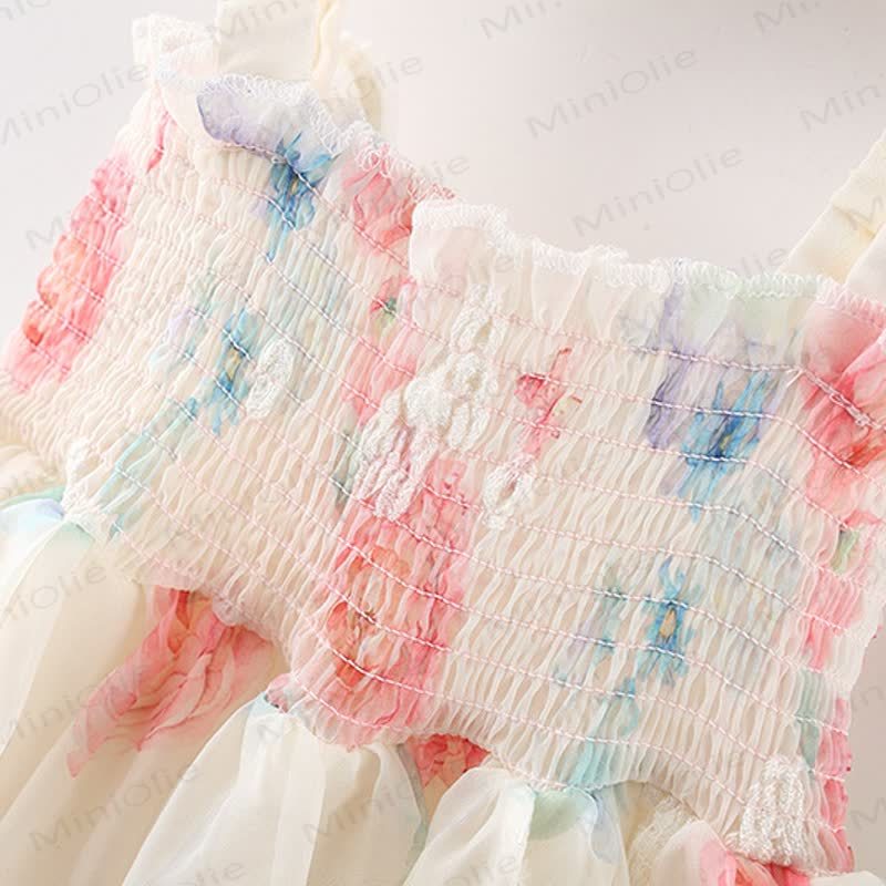 Baby Toddler Girl Flower Bow Dress - image 5