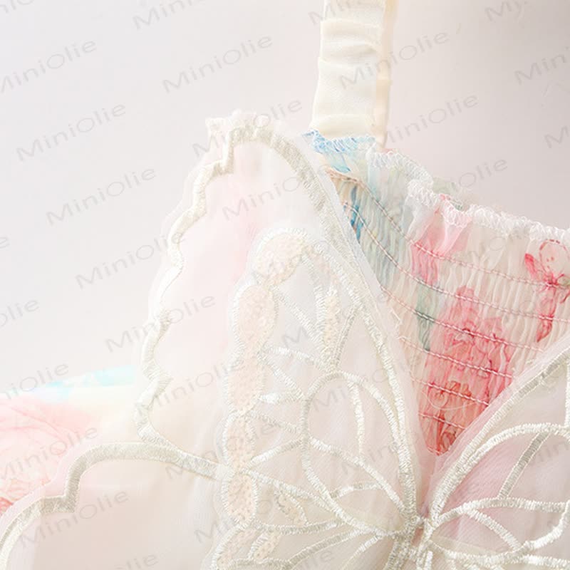 Baby Toddler Girl Flower Bow Dress - image 7