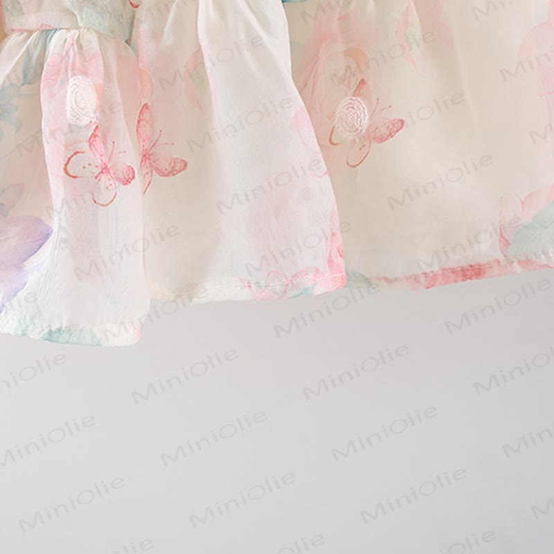 Baby Toddler Girl Flower Bow Dress - image 9