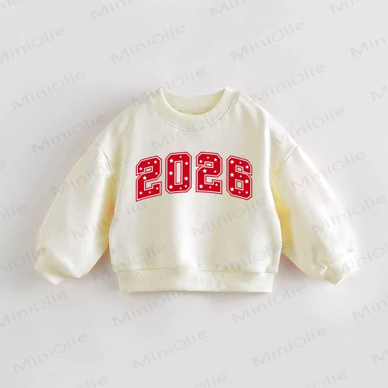 2026 Baby Toddler Sweatshirt - Cream - 3-5T - image 1