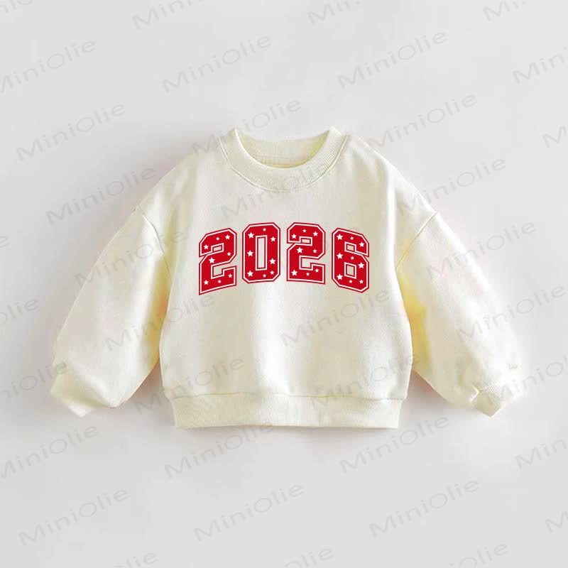 2026 Baby Toddler Sweatshirt - Cream - 3-5T - image 1