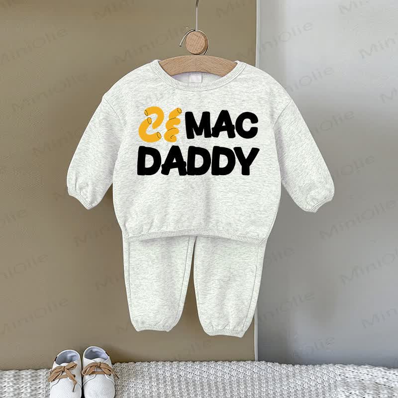 MAC DADDY Baby Gray Sweatshirt 2-piece Set - Gray - 2-3T - image 1