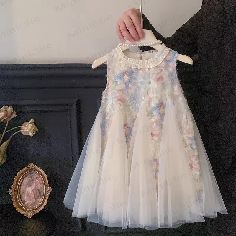 Toddler Kid Girl Flower Mesh Tutu Dress - image 4