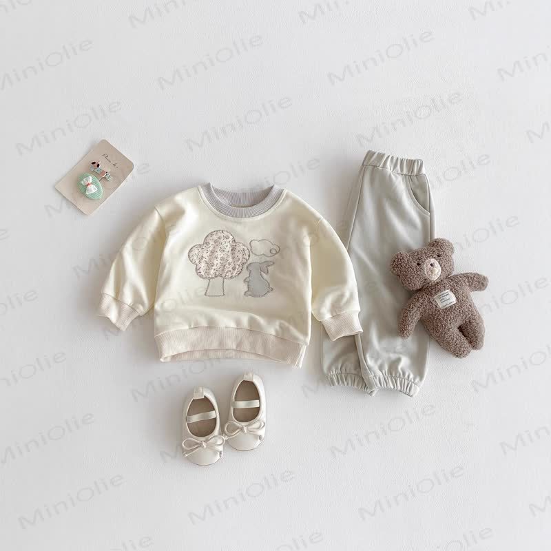 Baby Toddler Girl Bunny Flower 2-piece Set - image 4