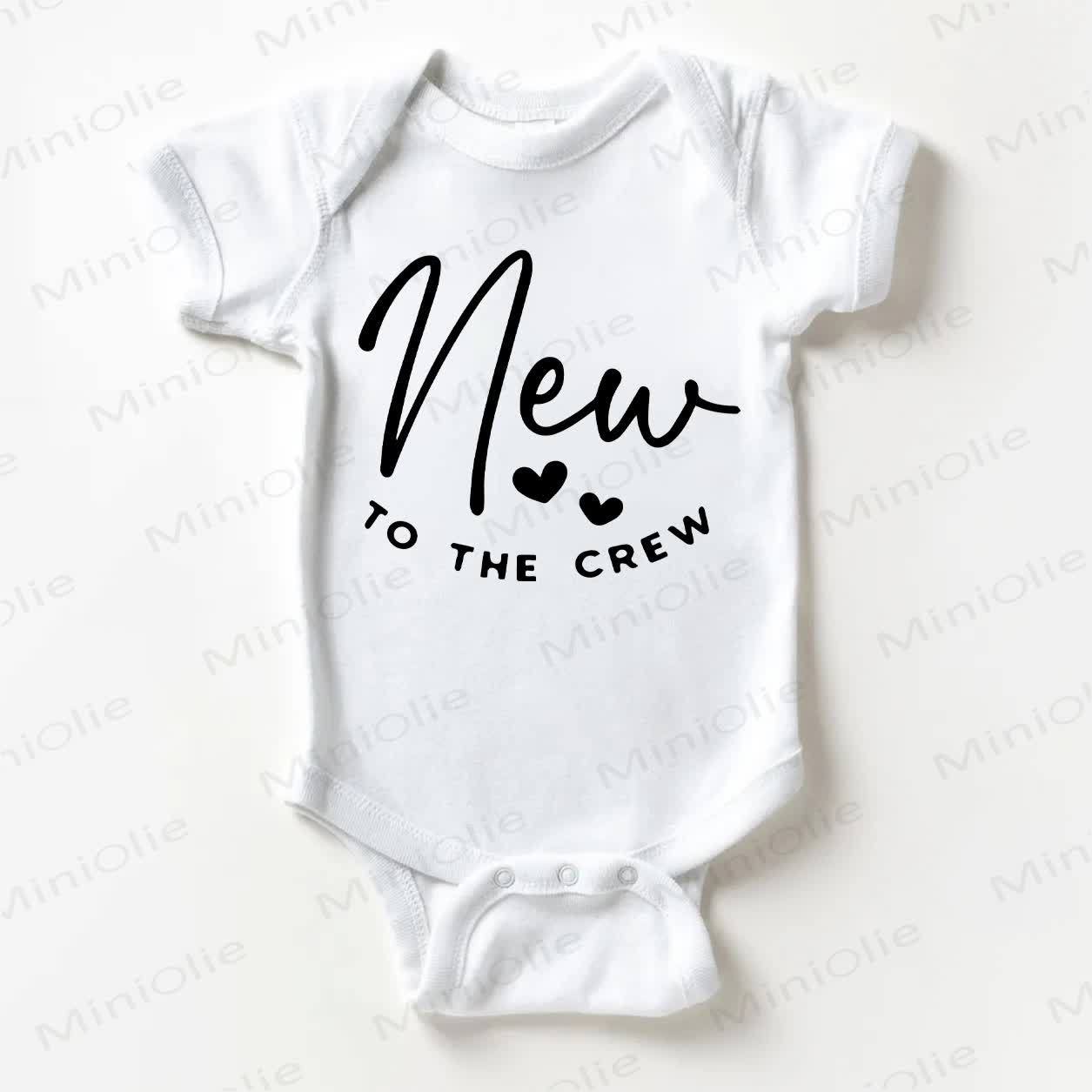 NEW TO THE CREW Baby White Bodysuit - White - 18-24M - image 1