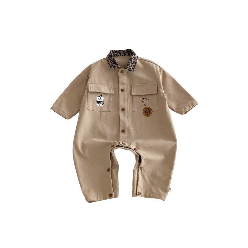 Baby Leopard Romper/Jacket/Overalls - image 4