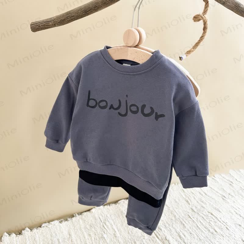 BONJOUR Baby Boy Fake 2-piece Set - Navy Blue - 4Y - image 1