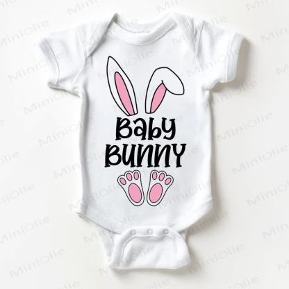 BABY BUNNY Baby White Cute Bodysuit - White - 18-24M - image 1