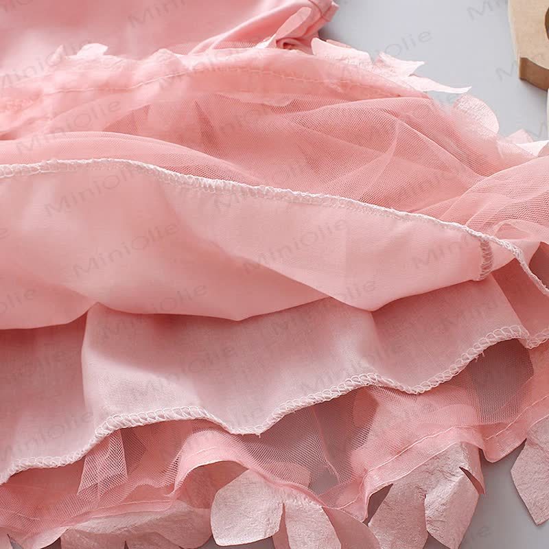 Baby Toddler Girl Sweet Flower Mesh Sleeveless Dress - image 10