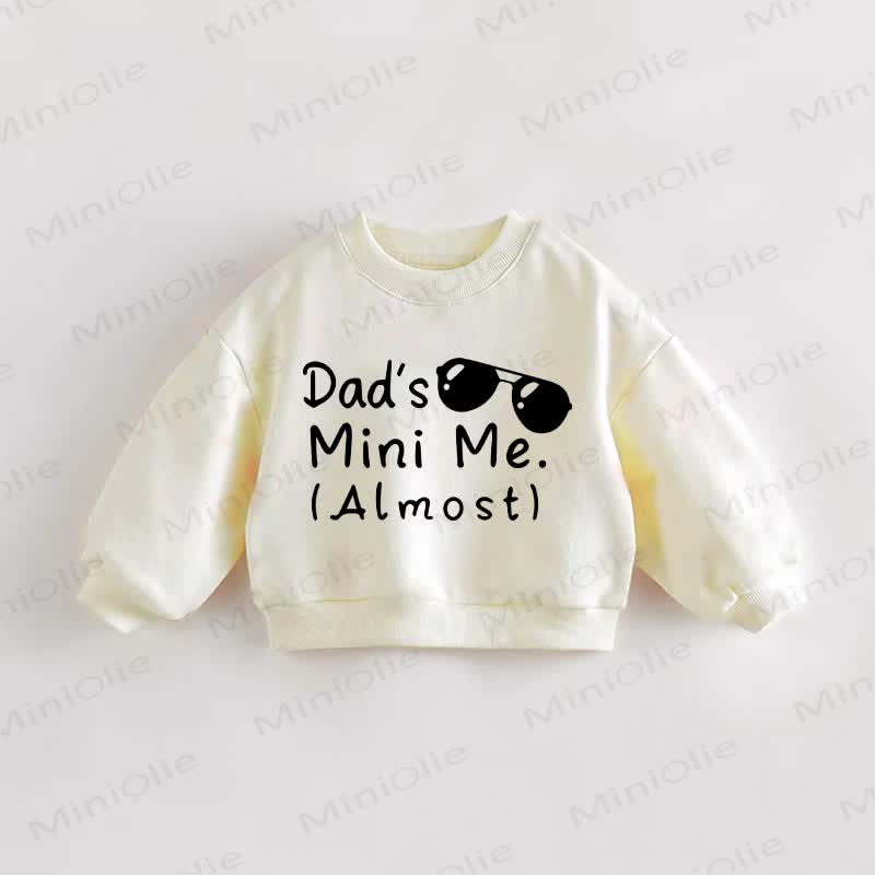DAD'S MINI ME. (ALMOST) Baby Toddler Pink Racing Car Sweatshirt - Cream - 3-5T - image 1