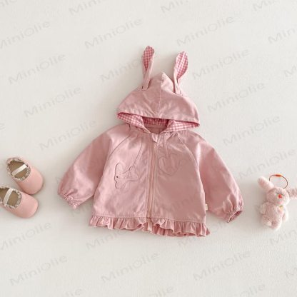Baby Toddler Rabbit Duck Outerwear - Pink - 3-5T - image 3