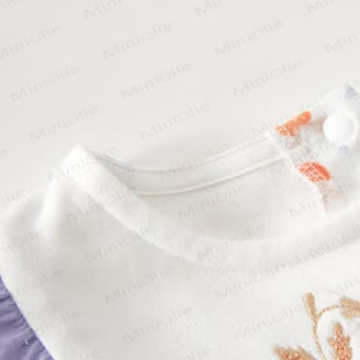 Baby Strawberry Swallow Romper - image 2