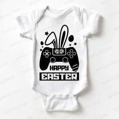 HAPPY EASTER Baby White Bodysuit - White - 18-24M - image 1