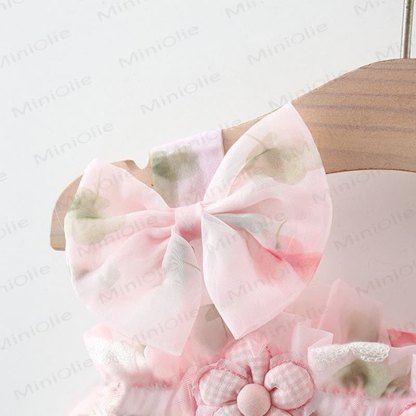 Baby Girl Bow Flower Slip Dress - image 12