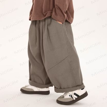 Toddler Kid Boy Solid Color Straight Pants  - image 5