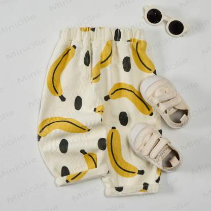 Baby Toddler Banana Polka Dot Corduroy Pants - image 7