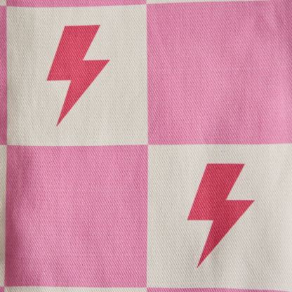 Baby Toddler Pink Checkerboard Lightning Overalls - image 5