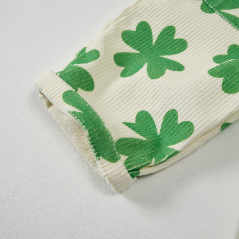 Baby Toddler Beige Clover Cord Pants - image 5