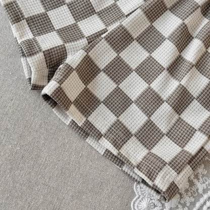 Baby Plaid Waffle Tee and Shorts 2-piece Set - image 10