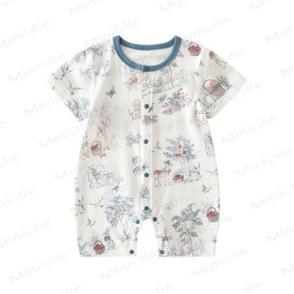 Baby Aniaml Short Sleeves Romper - image 2