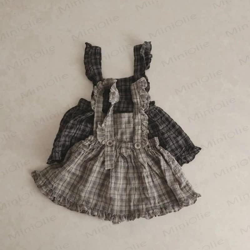 Baby Toddler Girl Plaid Dress - image 4