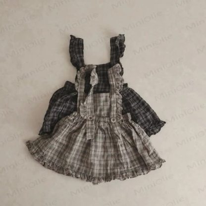 Baby Toddler Girl Plaid Dress - image 4