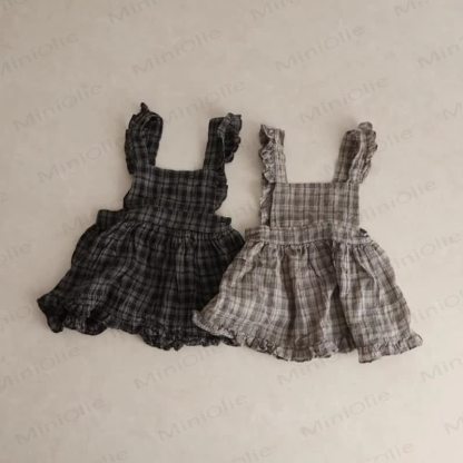 Baby Toddler Girl Plaid Dress - image 2