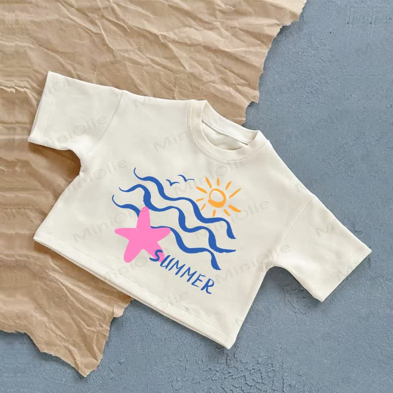 SUMMER Baby Sun T-shirt - White - 2-3T - image 1