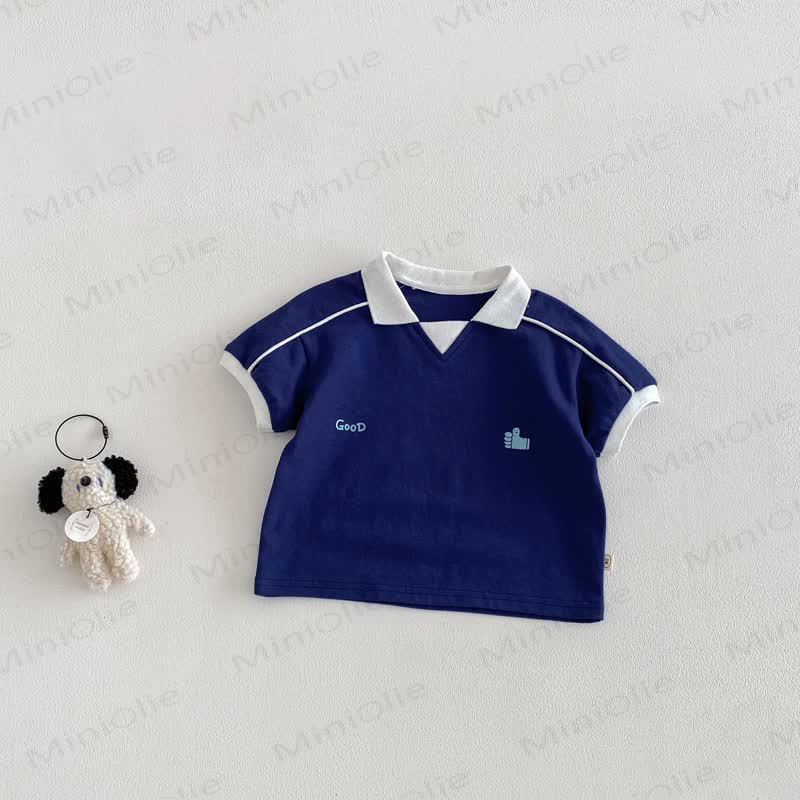 GOOD Baby Toddler Shirt or Shorts - Blue Shirt - 4-5T - image 5