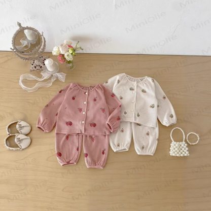 Baby Toddler Avocado/Pomegranate Waffle Set - image 1