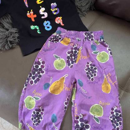 Toddler Grape Purple Pants - image 2