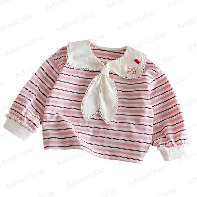 Baby Toddler Girl Pink Striped T-shirt - image 8